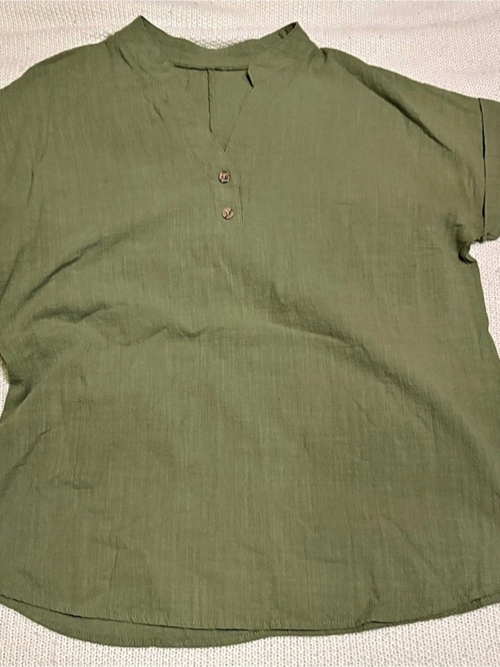 Green Short Sleeve Tunic